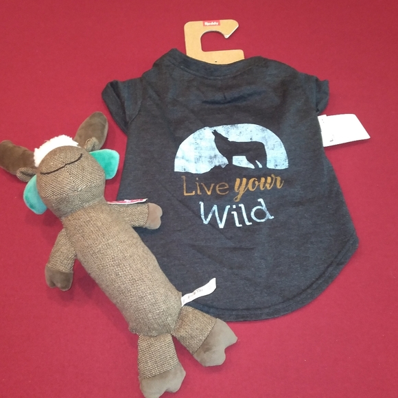 Doggie toy and shirt bundle